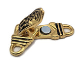 Silver and Gold Single Strand Fold Over Magnetic Clasps - Great for Jewelry Making!