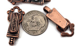 Magnetic Clasps for Bracelets, Necklaces, and Jewelry Making or Crafting Single Strand Antique Copper - Wholesale Prices 4125