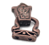 2 Hole Fold Over Magnetic Clasp Mix - Unique Magnetic Clasps for Jewelry Making Silver, Antique Copper and Gold (Copy)