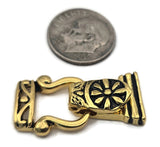 Magnetic Clasps Double 2-Strand Clasps in Gold for Beading, Jewelry Making, Crafting Bracelets or Necklaces 1213gld