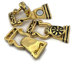 Magnetic Clasps Double 2-Strand Clasps in Gold for Beading, Jewelry Making, Crafting Bracelets or Necklaces 1213gld