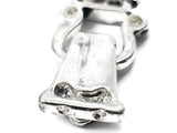 2 Hole Fold Over Magnetic Clasp Mix - Unique Magnetic Clasps for Jewelry Making Silver, Antique Copper and Gold