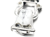 Fold Over Magnetic Clasps for Jewelry Making, Necklaces or Bracelets in Bright Silver and Bright Gold Celtic Style