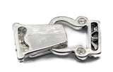 2 Hole Fold Over Magnetic Clasp Mix - Unique Magnetic Clasps for Jewelry Making Silver, Antique Copper and Gold