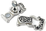 Fold Over Magnetic Clasps for Jewelry Making, Necklaces or Bracelets Silve rand Antique Copper  Double Strand Mix Lot