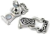 Mixed Silver Fold Over Magnetic Clasps - Bracelet or Necklace - Fun Designs