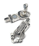 Fold over Magnetic Clasps in a Silver Single Jewelry Making, Beading Bracelets 3766