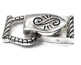 Magnetic Clasps for Jewelry Making, Bracelets or Necklaces  or Crafting in a fold Over Silver Design 7854