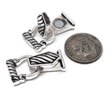 Mixed Silver Magnetic Clasps - Unique Magnetic Clasps for Jewelry Making - Bracelet or Necklace Clasps