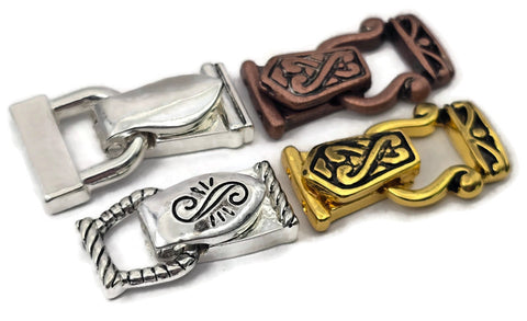 Mixed Metal Jewelry Clasps  - Jewelry Design Package - Bracelet or Necklace Fold Over Magnetic Clasps