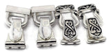 Bright Silver Magnetic Jewelry Designer Mixed Clasps  -Bracelet or Necklace Fold Over Magnetic Clasps