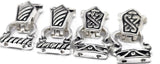 Bright Silver Magnetic 2 Hole Jewelry Clasps -Bracelet or Necklace Fold Over Magnetic Clasps