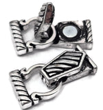 Magnetic Clasps for Bracelet  Fold over Design with a Magnet is Perfect for Jewelry Making for Bracelets or Necklaces Pewter