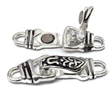 Magnetic Clasp - Silver Single Strand Clasps for Bracelets, Necklaces or Jewelry Making 4296
