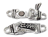 Magnetic Clasp - Silver Single Strand Clasps for Bracelets, Necklaces or Jewelry Making 4296