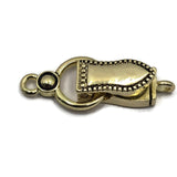 Gold Magnetic Clasps with a Fold Over Design for Crafting or Beading into Braclets or Necklaces 7856 Gold
