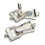 Silver Single Loop Magnetic Clasp Mix - Unique Magnetic Clasps for Jewelry Making