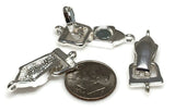Add a professional finishing touch to your jewelry projects with these bright silver fold-over magnetic clasps. Designed for single-strand jewelry, they feature a secure magnetic closure protected by a hinged fold-over cover. Easy to open and close, these clasps are perfect for bracelets and necklaces that need both convenience and reliability. The reflective silver finish complements modern, classic, and elegant jewelry designs alike.
