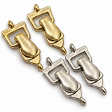 Single Loop - Silver and Gold ` - Clasp Set - Mixed Styles - 7857 Dark 7857 Gld
