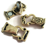 2 Hole - Gold & Silver - Clasp Mix as Shown