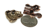 Celebrate feline style with these cat-themed 2-hole slider beads in rustic copper and bronze tones. Featuring adorable designs with hearts, yarn textures, and collars, they make perfect accents for whimsical boho jewelry. The two-hole structure provides durability and balance in bracelets, chokers, and multi-strand necklaces. A wonderful choice for cat lover gifts, artisan festival jewelry, or symbolic animal-themed accessories.