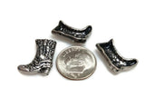 silver western beads
