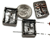 These dragonfly slider beads are ideal for layering in double-strand jewelry creations.