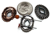These rustic oval slider beads fuse artisan design and symbolic style. With textured detailing, patina highlights, and open centers, each bead in silver, bronze, and copper finishes evokes tribal and Southwestern charm. Their 2-hole slider construction provides strength and structure, perfect for wide leather bracelets, chokers, or artistic multi-strand necklaces. Ideal for festival jewelry and bohemian creations full of earthy elegance.
