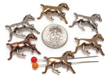 2 Hole Slider Beads (6 pc) Spacer Beads Horse Beads Western Beads Sliderbeads Bracelet Beads Flat Beads 382-M11 FST