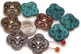 2 hole slider beads for jewelry making