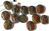 2 Hole Slide Beads (11 pcs) Great for Jewelry Making or DIY Bracelet or Necklace Designs 514-H8 FST