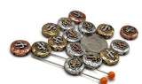 Metal slider beads for beading