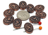 Slider Beads (Qty 10) 2 hole slider beads - Basket Weave Texture for Jewelry Making, Crafting or Beading Bracelets or Necklaces 589-M14 FST