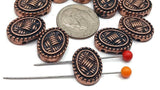 Slider Beads (Qty 10) 2 hole slider beads - Basket Weave Texture for Jewelry Making, Crafting or Beading Bracelets or Necklaces 589-M14 FST