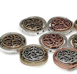 Our mixed metal 2-hole filigree beads are great for adding dimension and sophistication to multi-strand beaded jewelry.