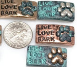 Designed for multi-strand creations, these two-hole slider beads allow easy stringing on leather cords, beading wire, or elastic bands.