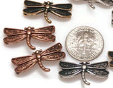 The detailed dragonfly design symbolizes transformation, making these beads meaningful elements in handcrafted jewelry.
Designed for multi-strand creations, these 2-hole slider beads allow for easy stringing and secure placement in intricate designs.
