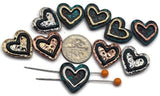 The heart shape’s universal symbolism of love makes these beads perfect for special occasions like anniversaries or birthdays.