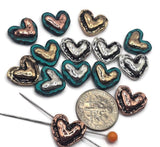 The metallic finish gives each bead a sophisticated appearance, making them perfect for both casual and formal jewelry pieces.