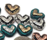 Use these heart-shaped slider beads to create statement necklaces that symbolize love and affection, making them perfect for gifts and special occasions.