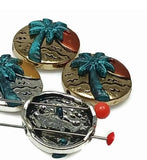 Whether you’re designing for a summer collection or creating boho-inspired pieces, these metal slider beads with palm trees are the ideal addition to your jewelry-making supplies.