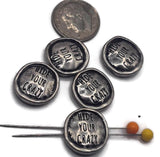5 Funny Hide Your Crazy 2 Hole Slider Beads for Bracelets or Necklaces 610-M11