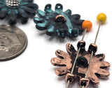 Make statement florals fast with dimensional daisy 2‑hole sliders. The structured double‑strand construction keeps the flower sitting flat and centered. Ideal as a bracelet focal, pendant bar centerpiece, or spacer bar in bead‑loom bands. Coordinates beautifully with pearls, turquoise howlite, and crystal accents for romantic, garden‑party jewelry.
