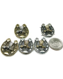 2 Hole Slider Beads (5 pc) Focal Western Cowboy boot beads for Jewelry Making into Bracelet or Necklace Designs 267-M9 -FST