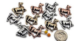 2 Hole Slider Beads (Qty 11) Western Horse for Beading, Crafting or Jewelry Making into Bracelets or Necklaces 661-F13