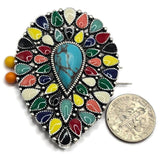 2 Hole Slider Beads (Qty 1) Western Style Antique Silver for Crafting, Beading and Jewelry Making into Necklaces and Bracelets 692-N3