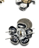 Bring inspiration to your jewelry with these antique silver flower slider beads. Each bead features a golden spiral center with engraved petals that read Faith, Hope, Love, Joy, and Wish. The dual-hole slider design ensures cords remain flat and secure, perfect for creating symbolic chokers, focal necklaces, or bracelets. Great for boho artisans, spiritual jewelry makers, or gifts with uplifting meaning.