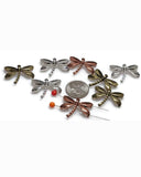 Dragonfly 2 hole slider beads