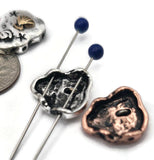 Design artisan jewelry with these 2‑hole seashell beads, perfect for nautical themes. Crafted in silver, copper, and brass finishes, each bead features a raised shell, ocean swirl, and star accents. Their dual‑hole design makes them stable in bracelets, pendants, and necklaces. Great as statement focals for beach jewelry, handmade summer accessories, or bohemian pieces capturing the spirit of the sea.