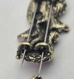 Make your jewelry pop with teal crystal slider focals. Faceted pear drops and rounds sit among enamel leaves on antique brass vines. Two holes ensure a balanced fit on wrist cuffs or necklace bars. Perfect for boho luxe, vintage Victorian, or nature‑inspired collections seeking shimmer, structure, and artisanal charm.